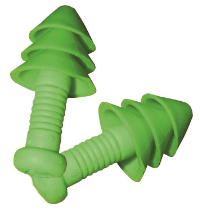 ON SITE SAFETY SCRAMBLER GREEN UNCORDED ( BOX 200 PAIRS)